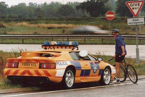 A Police Lotus Esprit